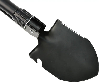 Multifunctional Folding Military Shovel – Stainless Steel Camping Tool with Pick & Hoe